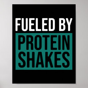 Poster Alimentado Por Agitação Proteica