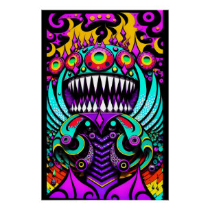 Póster Alimentando as Guerras da Arte - Ken Gage Art
