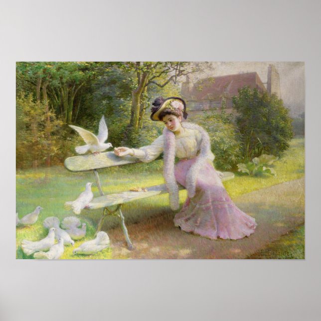 Poster Alimentando os Doves (Frente)