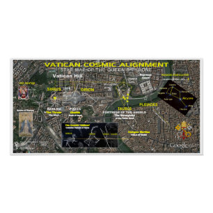 Póster Alinhamento Cósmico do vaticano