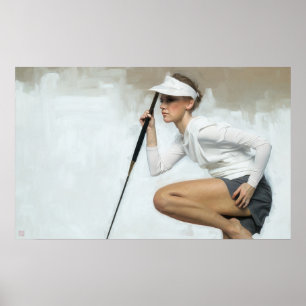 Poster Alinhamento De Um Putt - Canvas de Arte De Impress
