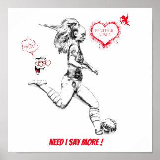 POSTER ALISHA LEHMANN / DECOR DE PAREDE