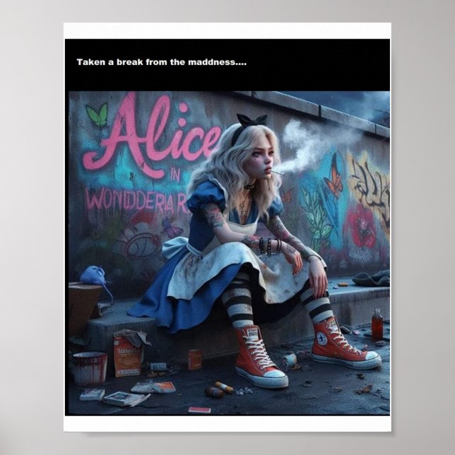 Poster Alison Wonderlund (Frente)