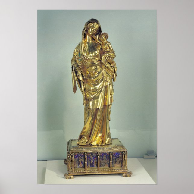 Poster Alívio da Virgem de Jeanne d'Evreux (Frente)