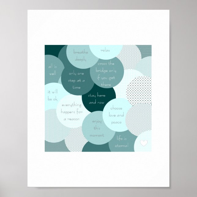 Poster "alivio de stress" (Frente)