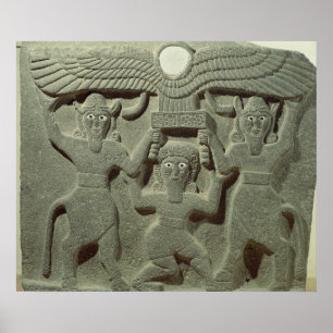 Póster Alivio que descreve Gilgamesh entre dois