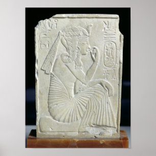 Póster Alivio que descreve Ramesses II como uma criança