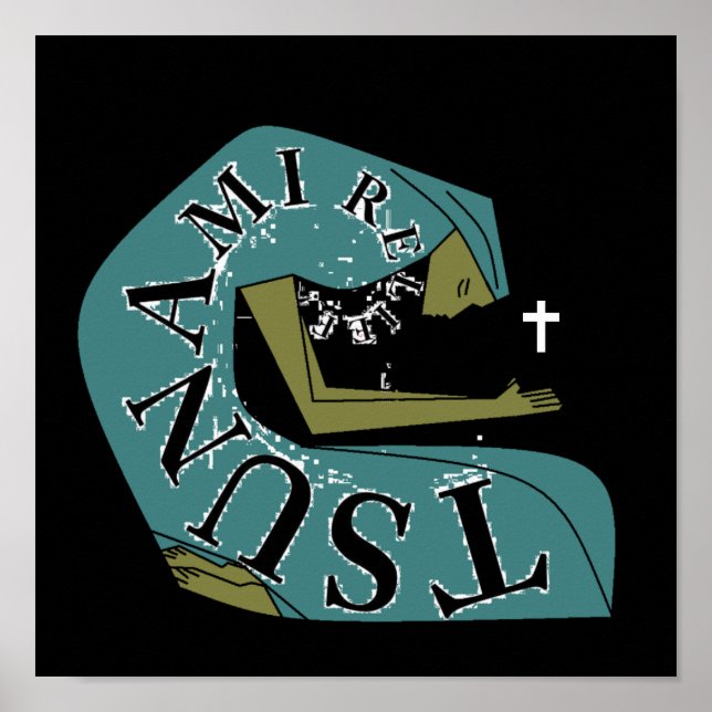 Póster Alivio TSUNAMI! t (Frente)