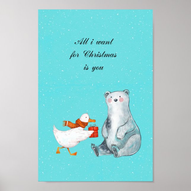 Poster All I want for Christmas is you (Frente)