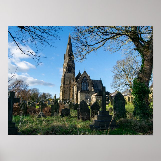 Poster All Saints Church, Salterhebble (Frente)