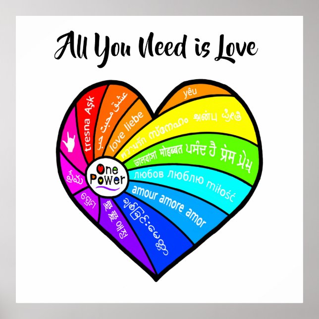 Poster All You Need is Love (Frente)