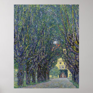 Poster Allee de Gustav Klimt na pintura de Schloss Kammer