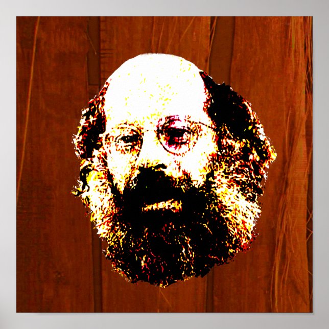 Poster Allen Ginsberg (Frente)
