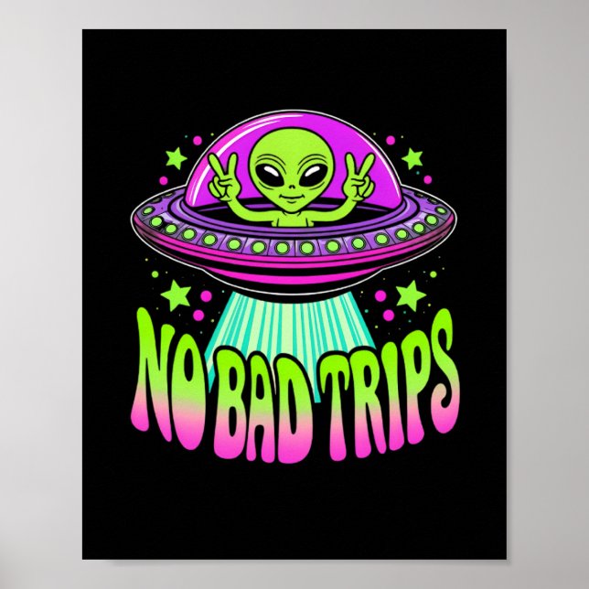 Poster allen in a flying saucer (Frente)