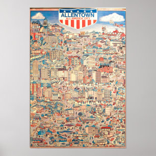 Poster Allentown All-American City 1976