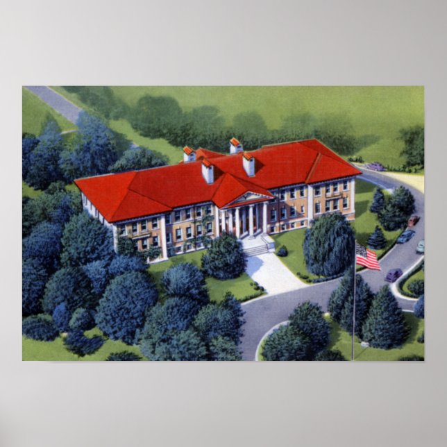 Poster Allentown Pennsylvania Cedar Crest College (Frente)