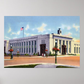 Poster Allentown Pennsylvania Postar Office
