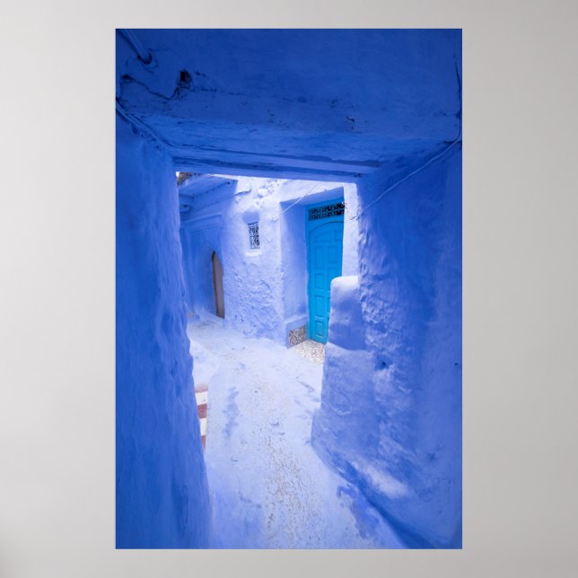 Póster Alleyway Cidade Azul (Frente)