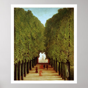 Póster Alleyway in the Park of Saint-Cloud, 1908 (oil on