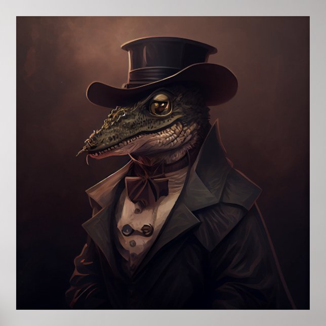 Poster alligator (Frente)