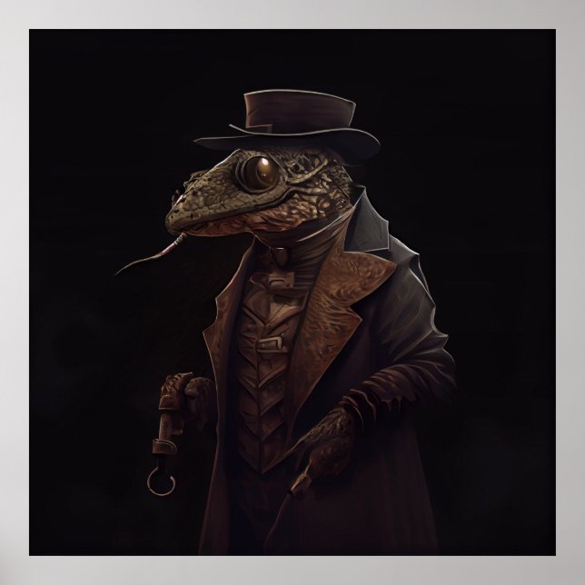 Poster alligator (Frente)