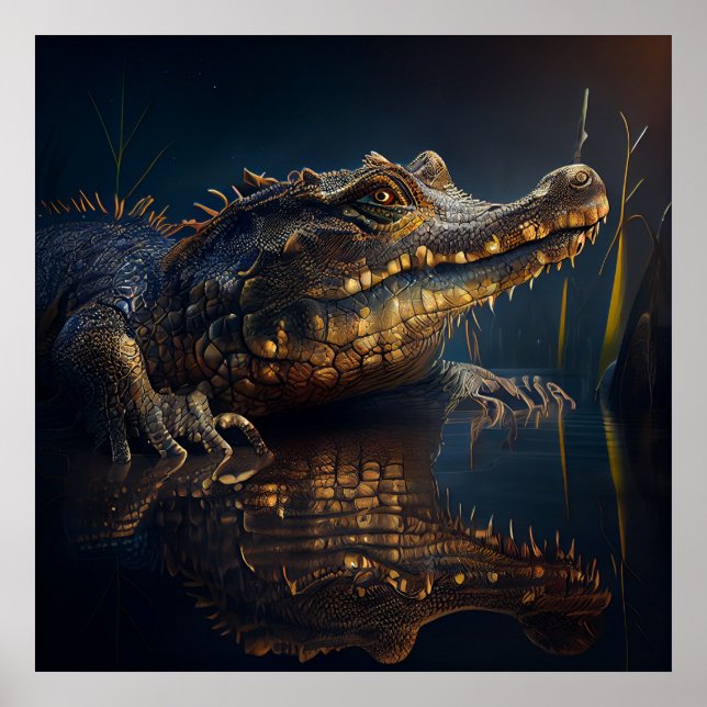 Poster alligator (Frente)