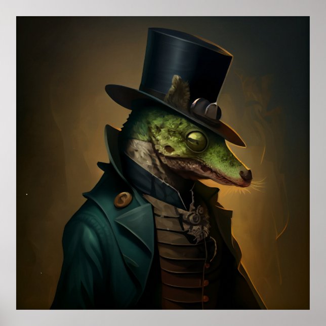 Poster alligator (Frente)