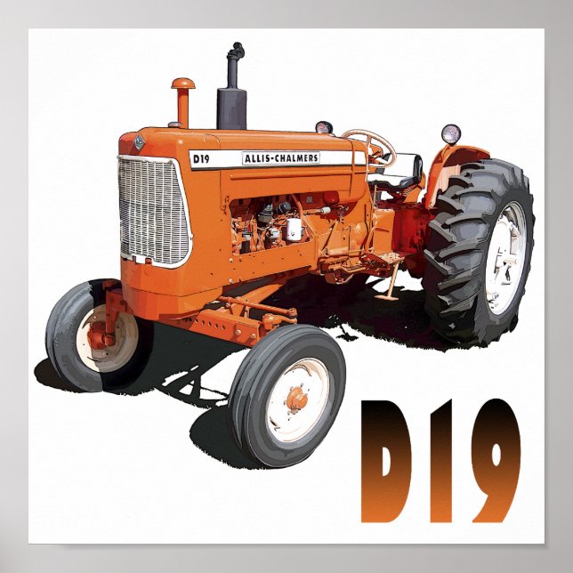 Póster Allis-Chalmers D19 (Frente)