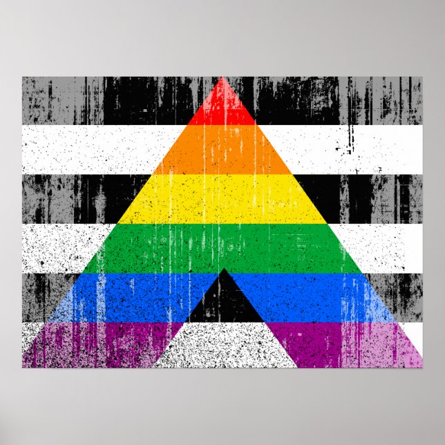 Poster ALLY FLAG DISTRESSED -.png (Frente)