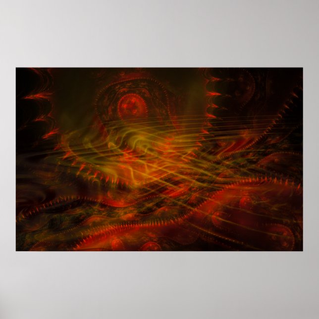 Póster Alma Catcher Fractal (Frente)