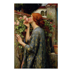 Póster Alma da Rosa por John William Waterhouse