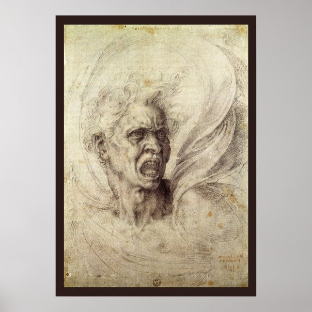 Poster Alma Danada por Michelangelo (Frente)