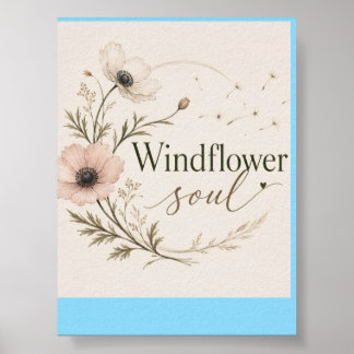 Poster Alma de Flor de Vento