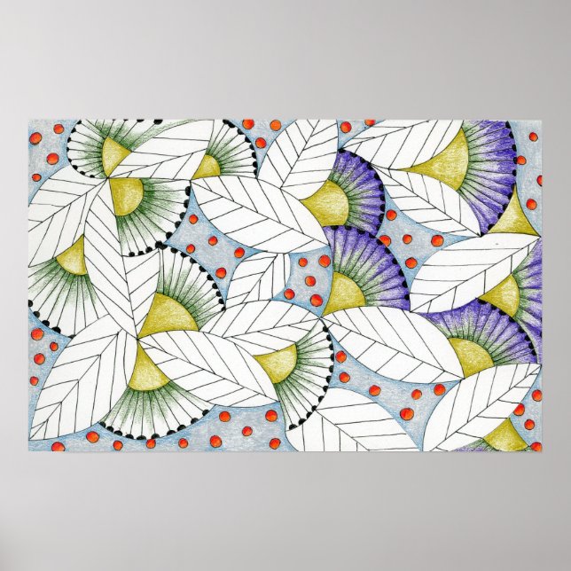 Poster Alma de paciente da Terra Vibrante Terapia colorid (Frente)