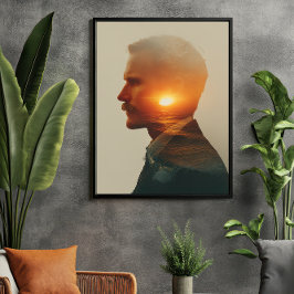 Poster Alma do Oceano: Exposição Dupla Aquarela