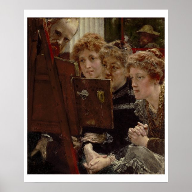 Póster Alma-Tadema | A Family Group, 1896 (Frente)