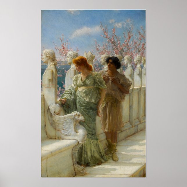Poster Alma-Tadema - A Mulher (Frente)
