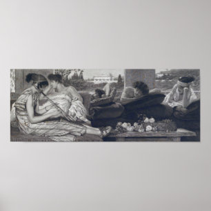 Poster Alma-Tadema - A Sesta 1881