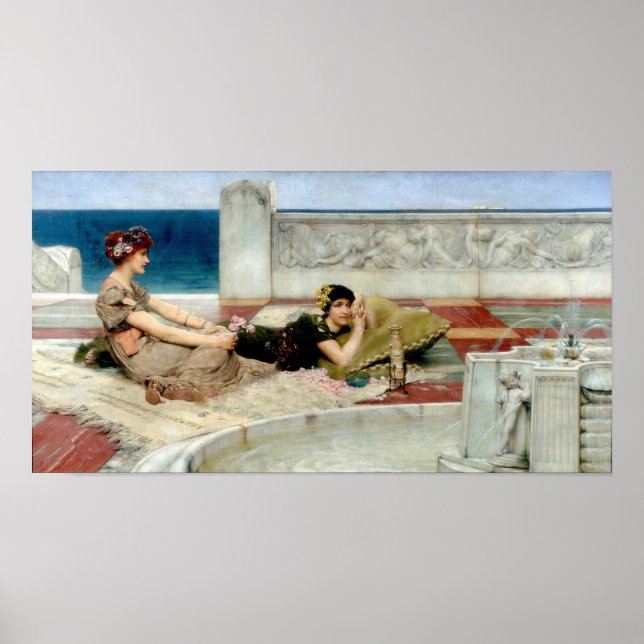 Poster Alma-Tadema - Ama Votários (Frente)
