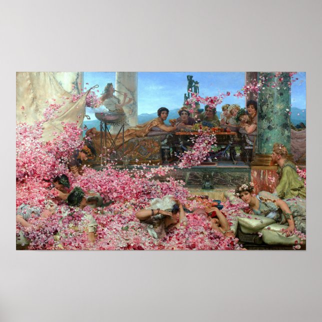 Poster Alma-Tadema - As Rosas De Heliogábalo (Frente)