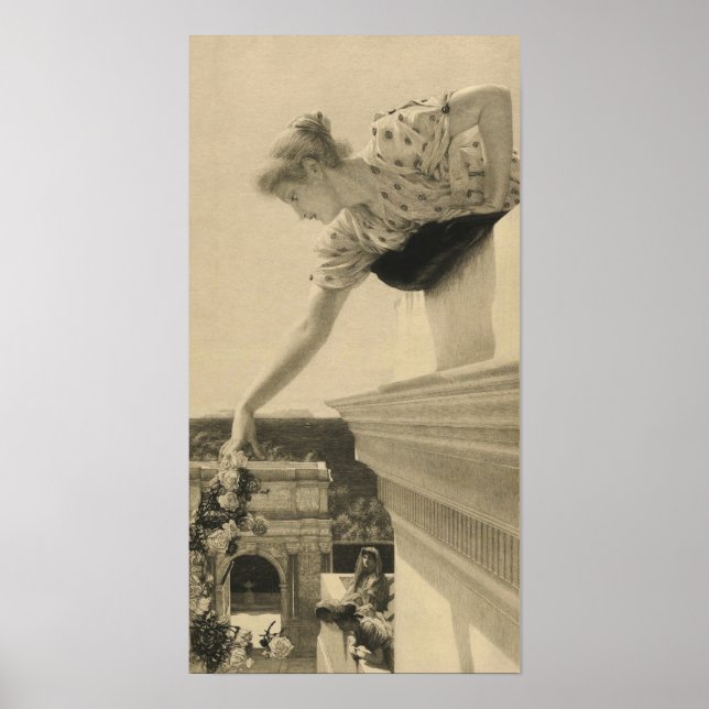 Poster Alma-Tadema - Deus Apressa 1894 (Frente)