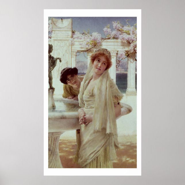 Póster Alma-Tadema | Diferença de parecer (Frente)