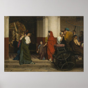 Poster Alma-Tadema - Entrada Do Teatro