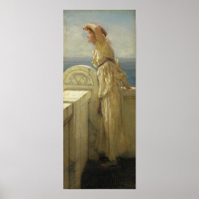 Poster Alma-Tadema - Esperança (Frente)