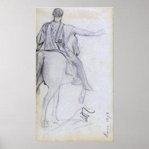 Poster Alma-Tadema - Estátua De Marcus Aurelius