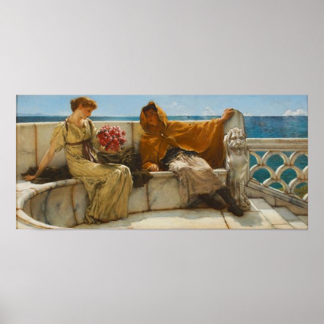 Poster Alma-Tadema - Eu Te Amo Tu Me Amas (Frente)