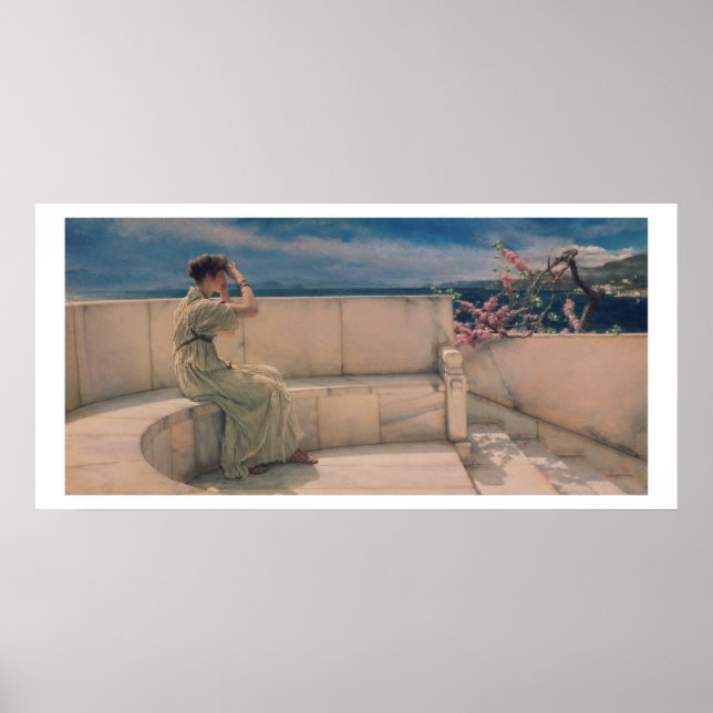 Póster Alma-Tadema | Expectativas, 1885 (Frente)