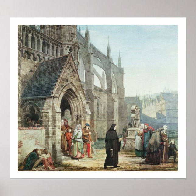 Poster Alma-Tadema | Fausto e Marguerite, 1857 (Frente)