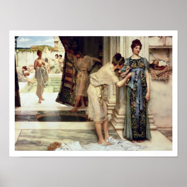 Poster Alma-Tadema | Frigidarium, 1890 (Frente)