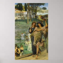 Poster Alma-Tadema - Na Estrada